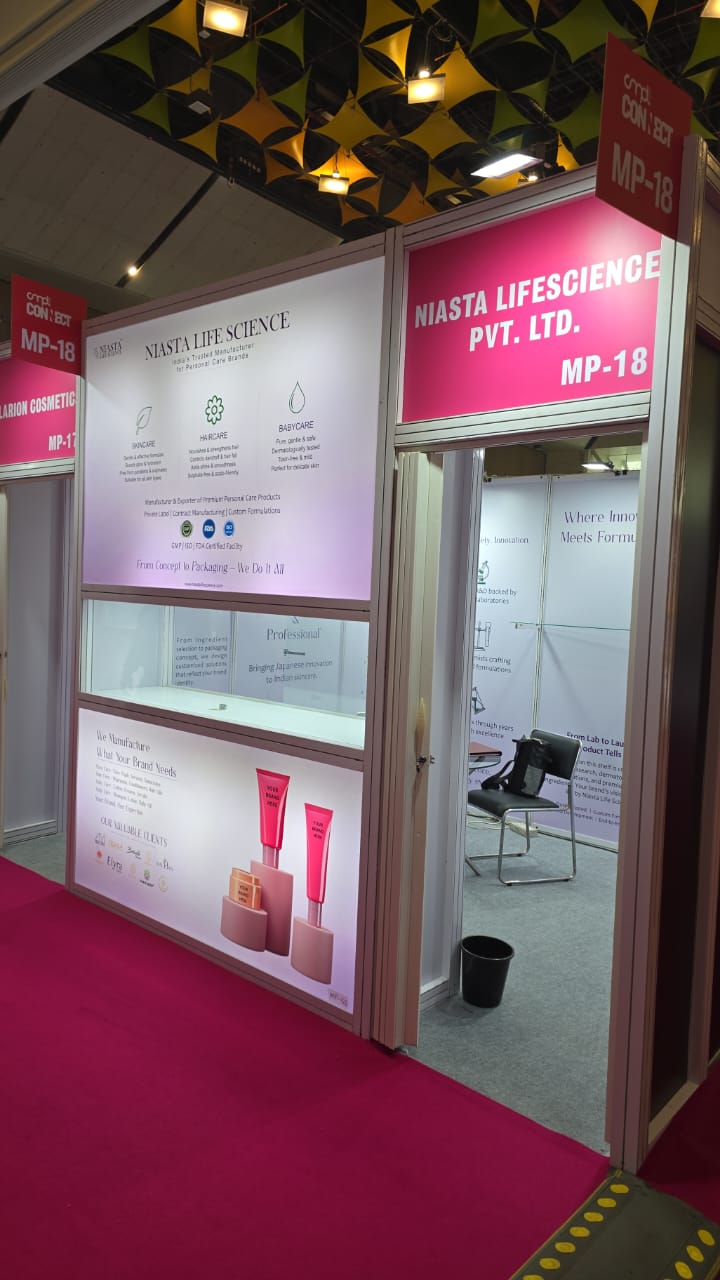 Niasta Life Science Exhibition Booth at CMPL Expo